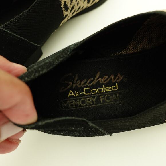 Skechers Memory Foam Stretch Fit Animal Print Comfort Slip on Loafers Size 6.5 - Picture 7 of 8